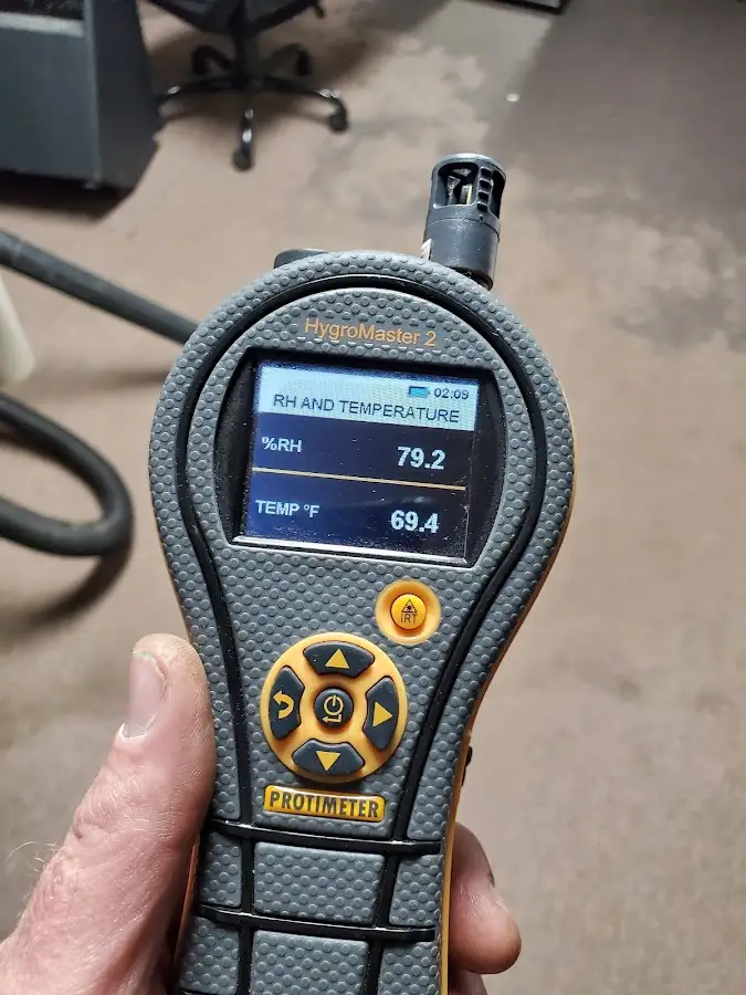 Moisture meter humidity assessment for Mold Remediation & Removal in Irvington